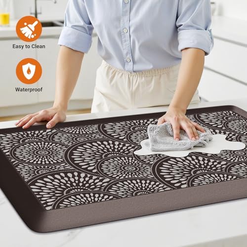 Mattitude 4/5 Inch Kitchen Mat, 20x32in Heavy Duty Ergonomic Comfort Foam - Image 5