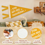 You Are My Sunshine Felt Banner, Nursery Wall Hanging Decor - Image 7