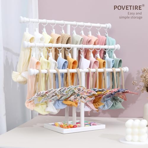 POVETIRE Headband Holder Bow Organizer - Image 2