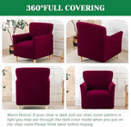 Stretch Chair Covers Armchair Slipcovers - Image 4