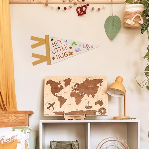 Ladybug Pennant Banner Flags Kids Nursery Toddler Playroom Wall Decor - Image 4
