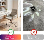 Kuyal Clear Chair mat for Hardwood Floor, 46 x 60 inches Floor Mats - Image 2