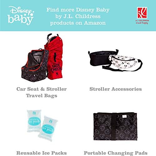 J.L. Childress Disney Baby Bottle Bag Breastmilk Cooler 2-4 Bottles - Image 5