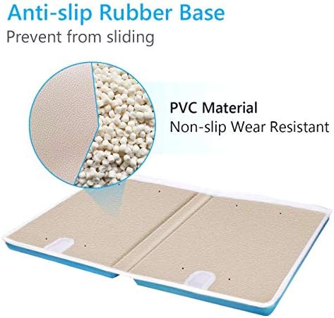 Bath Kneeler with Elbow Rest Bathtub 1.5" Thick Kneeler Mat with Toy Organizer - Image 5