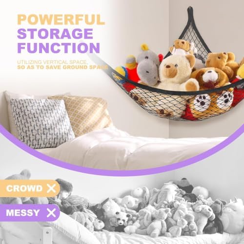 Lazebox Stuffed Animal Net Hammock - Image 6