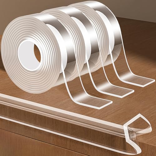 Clear Soft Corner Protectors for Furniture Strip, 0.8in x 9.84FT, Sharp Edge & by Unknown