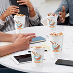 Lamosi 180 Pack 12 oz Coffee Cups, Disposable Paper Cups No Lids - Image 5