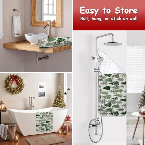 Bathtub Mat Non Slip, Christmas Tree Extra Long Bath tub Mat Shower Floor Mat - Image 4