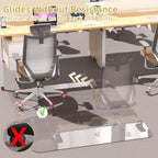 Glass Chair Mat Heavy 54" x 32" -1/5" Thick Premium Tempered Glass Duty Hard - Image 6