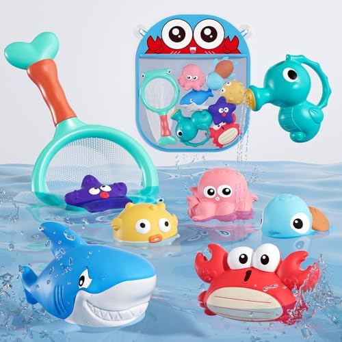 Bath Toys for Babies 6-12 Months & Kids Ages 1-3, Pool Toys for Toddlers by Wixlon