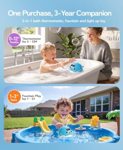 Pircaath Light Up Bath Sprinkler Toy - Image 5