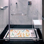 Bathtub Mat Non Slip 26.8x15.1 Inch, Cartoon Giraff Shower Mat - Image 6