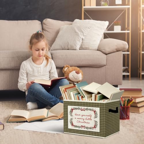 Vintage Christmas Nursery Storage Bins Box - Image 5
