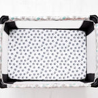 PHF 3 Pack Soft Mini Crib Sheets, Space Silky Pack N Play Sheets - Image 3