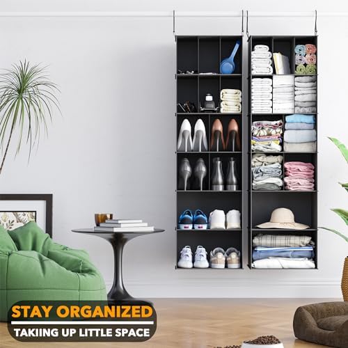 SpaceAid 2 Pack Hanging Closet Organizer and Storage - Image 7