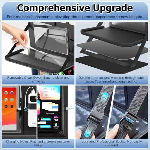 Backseat Car Organizer with Foldable Tray, Car Seat Organizer - Image 4