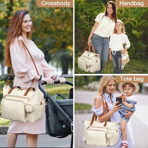 Diaper Bag Tote, Large Baby Hospital Bag - Image 2