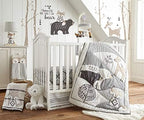 Levtex Baby - Bailey Crib Bed Set - Baby Nursery Set - Charcoal, Fitted Sheet by LevtexBaby