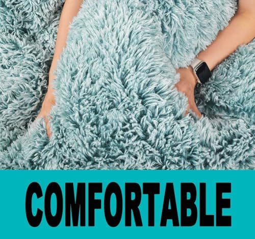 Fluffy Stuffed Animal Storage Bean Bag Chair Cover, Faux Fur Comfy Bean Bag - Image 7