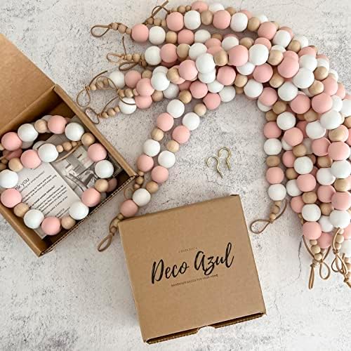 DECOAZUL Pink Curtain tiebacks - Image 3