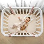 lulumoon Muslin Fitted Bassinet Sheet: Compatible - Image 5