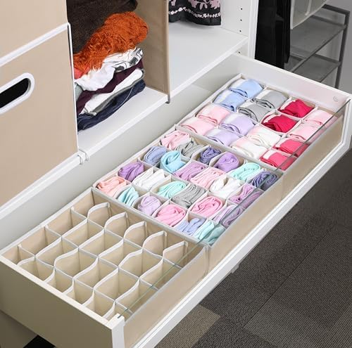 Simple Houseware Sock Drawer Organizer, 3 Pack - Image 5