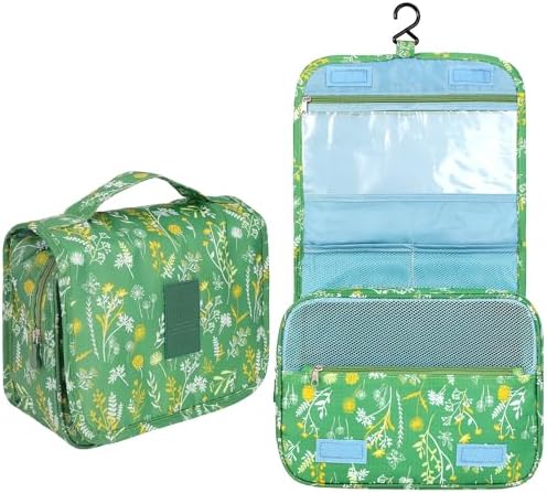 Hanging Toiletry Bag for Women, Portable Cosmetic Summer Beach Bag by Pengxiaomei