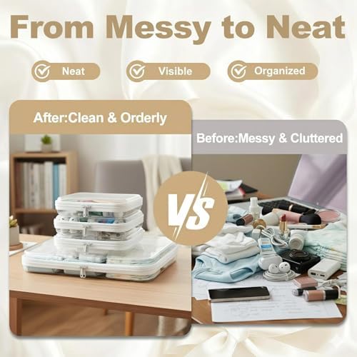Clear Hard Shell Zipper Pouches, Hard Case Pouches - Image 2