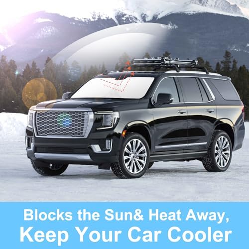 TINGLU Sun Shade for GMC Yukon XL/Chevrolet Suburban 2021-2024 2025 Accessories - Image 5