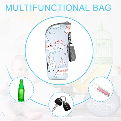 Accmor Baby Bottle Tote Bags, Insulated Breastmilk Cooler Bag, Nursing Bottle - Image 6