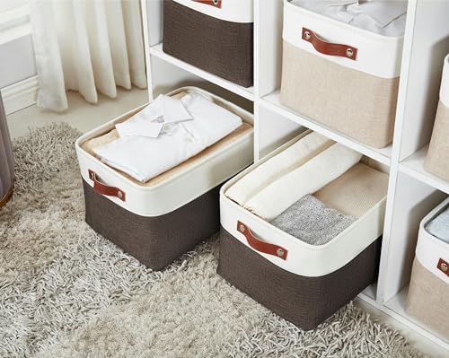 DECOMOMO Storage Bins, Extra Large Fabric Storage Baskets - Image 5