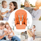 Baby High Chair Cover, PU Leather, Soft Padding, Highchair Seat Cushion - Image 3