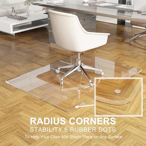 MESAILUP Beveled Edge Office Chair Mat - Image 2