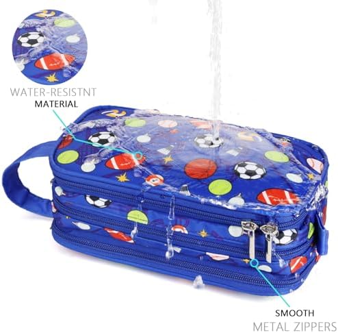 Kids Toiletry Bag for Boys, Travel Toiletry Bag for Little Young Boys - Image 4