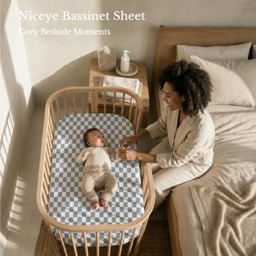 Niceye Muslin Bassinet Sheets 3-Pack - Image 4