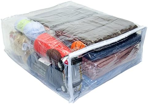 5-Pack X-Large Heavy Duty Vinyl Zippered Storage Bags - Image 2