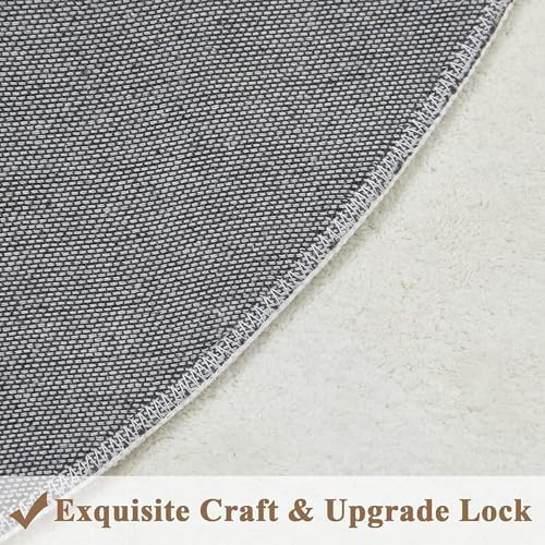 Topotdor Round ABC Area Rug, 40 Inch Soft Floor Carpet - Image 5