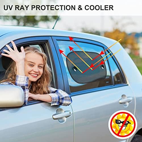 Car Window Shade, 2 Pack Car Sun Shade - Image 4