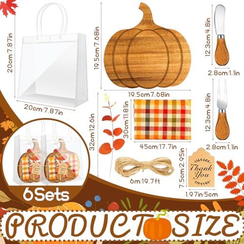 6 Sets Fall Baby Shower Favors - Image 2