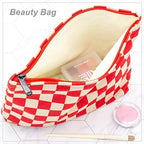 PAZIMIIK Makeup Bag Large Zipper Corduroy Make Up Pouch - Image 3