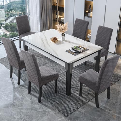 Genina Waterproof Dining Chair Covers Set of 4 Parsons Chair Slipcovers - Image 2
