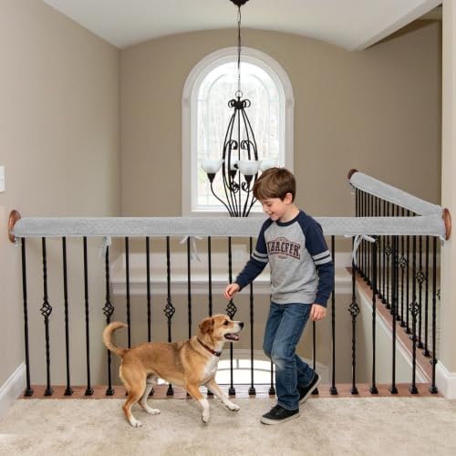 Quilted Banister Cover, Bed Rail Guard Cover - Image 7