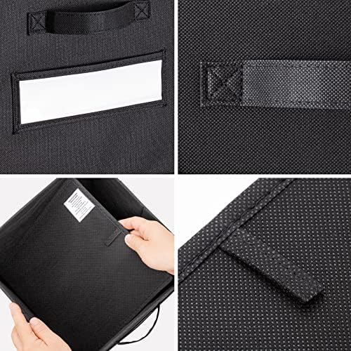 11 Inch Storage Cube, Storage bin, cube storage Foldable Fabric Cube Storage - Image 2