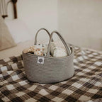 Parker Baby Co. Soft Rope Diaper Caddy Organizer - Image 5