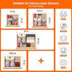 Stero 6 Pack Drawer Organizers for Clothing, Dresser Drawer Organizer Clothes - Image 7