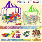6 Colors Widen X-Large Toy Storage Bags 12.6×9.25×6.9In - Image 2