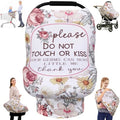 Metplus Baby Car Seat Cover, No Touch Sign Carseat Canopy & Nursing Covers by Metpus