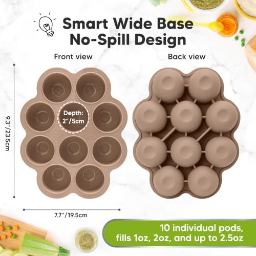 KeaBabies Silicone Food Freezer Trays - Image 2