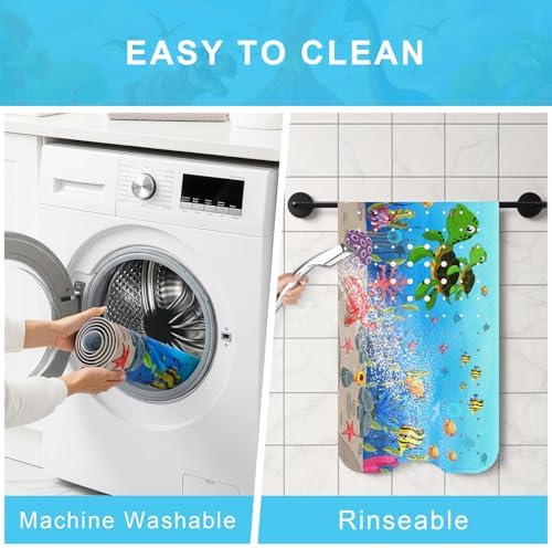 Bath Mat for Tub Non Slip Kids Bathtub Mat 40x16 Baby Bath Mat - Image 4