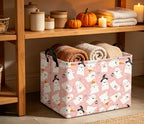 Rectangular Halloween Basket for Boys and Girls Kids Trick or Treat Pumpkin - Image 5